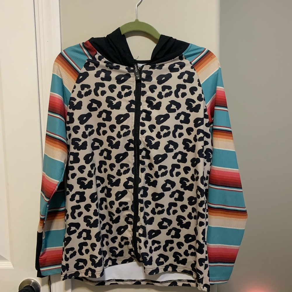 Cute cheetahs print jacket
